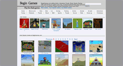 Desktop Screenshot of begingames.com